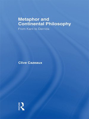 cover image of Metaphor and Continental Philosophy